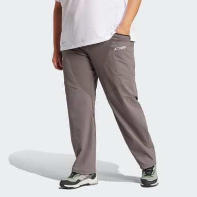 Spodnie Terrex Xperior (Plus Size) Brązowy