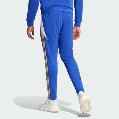 adidas Originals Mesh Logo Track Pants in Blue