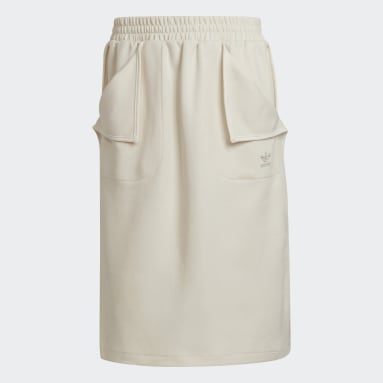 Pollera Adicolor Clean Classics Blanco Mujer Originals