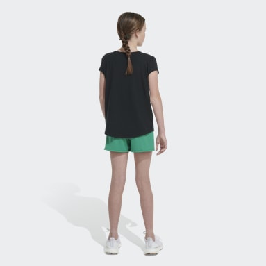 Youth Training Green 3-Stripes Mesh Shorts