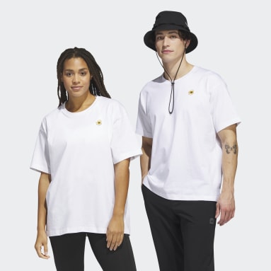 Golf Hvid Adicross Drop Two T-shirt (kønsneutral)