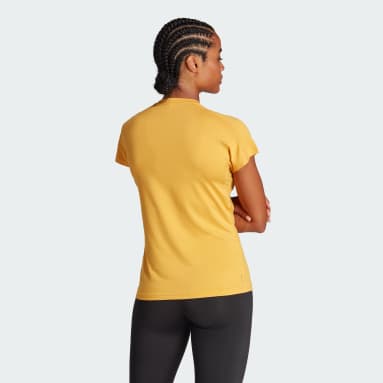 Dames Fitness En Training AEROREADY Train Essentials Minimal Branding V-hals T-shirt