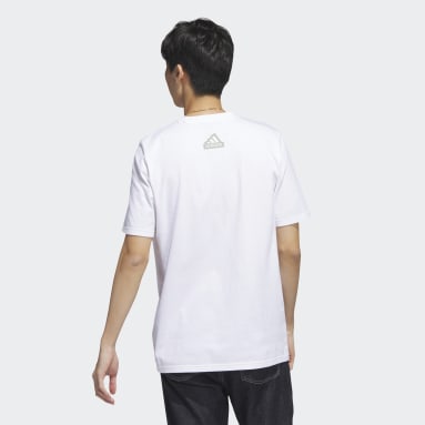 Camiseta City Escape Pocket Estampada Blanco Hombre Sportswear