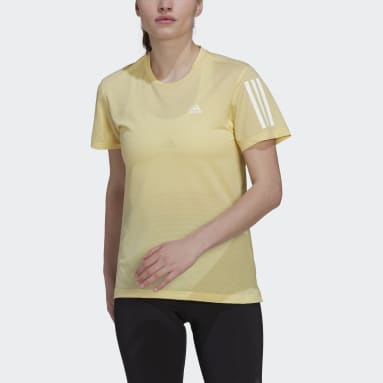 Camiseta Own The Run Cooler Amarillo Mujer Running