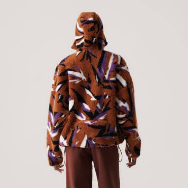 MOLLETON JACQUARD ADIDAS BY STELLA MCCARTNEY. Marron Femmes adidas by Stella McCartney