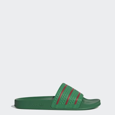 Ojotas Adilette Verde Hombre Originals