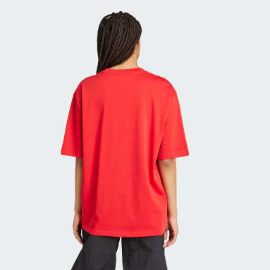 Remera Adicolor Firebird extragrande con Trifolio
