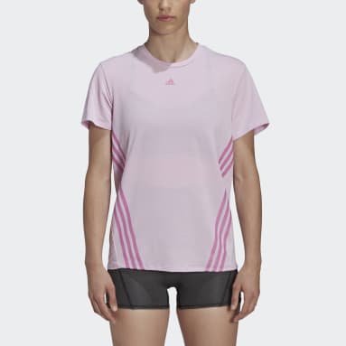 Women Training Purple Train Icons 3-Stripes Tee