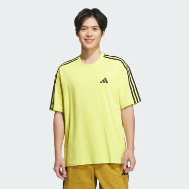 エッセンシャルズ プラス ルーズフィット スリーストライプス 半袖Tシャツ