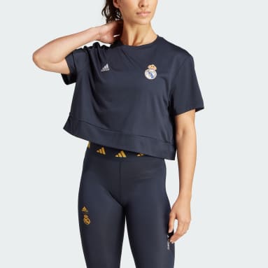 Women Football Real Madrid Crop T-Shirt