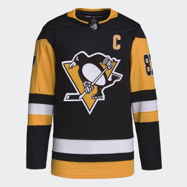 Men Hockey Black Penguins Crosby Home Authentic Jersey
