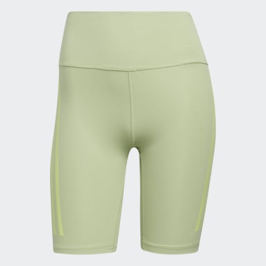 Frauen Fitness & Training Optime Trainicons 3-Streifen Bike kurze Tight Grün