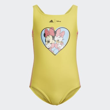 Mädchen Schwimmen adidas x Disney Friendship Badeanzug Gelb
