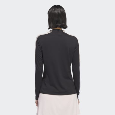 T-shirt Made With Nature Mock Neck Nero Donna Golf