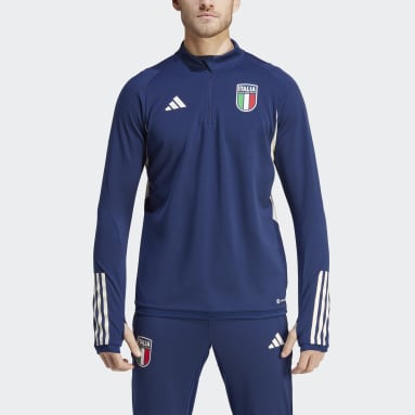 Italia 23 Maglia da allenamento Tiro Blu Uomo Calcio