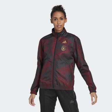 Women Football Black Germany Anthem Jacket