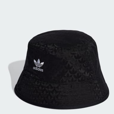 Women's Sportswear Black Trefoil Monogram Jacquard Bucket Hat