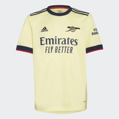 Camiseta segunda equipación Arsenal 21/22 Amarillo Niño Fútbol