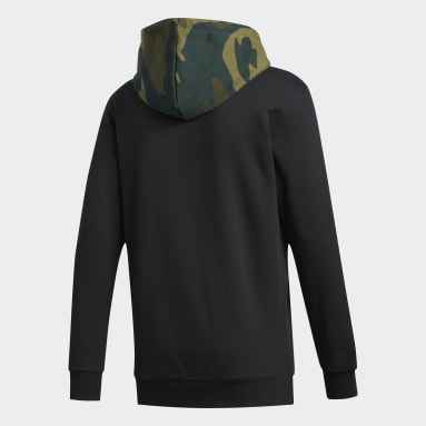 Männer Originals Camouflage Hoodie Schwarz
