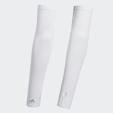 Women Golf White Arm Sleeve with Thumbholes