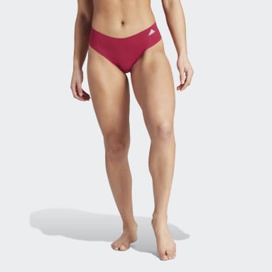 Hipster échancré Active Micro-Flex rouge Femmes Entraînement