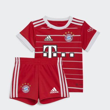 Kinder Fußball FC Bayern München 22/23 Mini-Heimausrüstung Rot