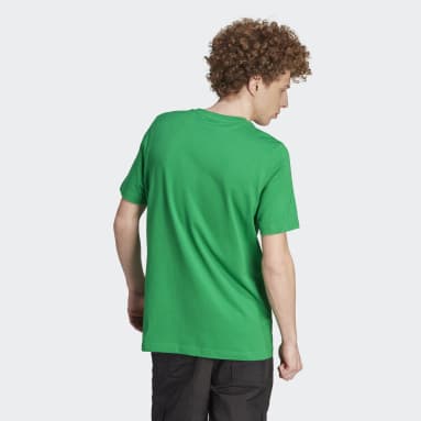 ผู้ชาย Originals สีเขียว เสื้อยืด Adicolor Classics Trefoil