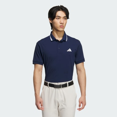 3-Stripes Short Sleeve Ribbed Polo Shirt