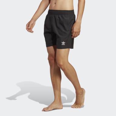 Men's Originals Black Adicolor Essentials Solid Swim Shorts