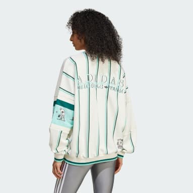 adidas Originals Retro Sports Cricket-Inspired Crew Sweatshirt
