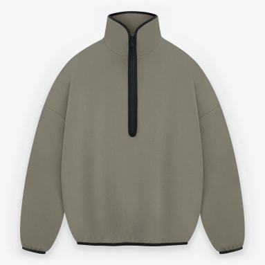 Fear of God Athletics Suede Fleece 1/2-Zip Sweatshirt