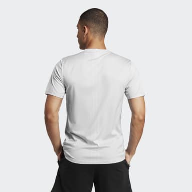 T-shirt de training HIIT Engineered blanc Hommes Entraînement