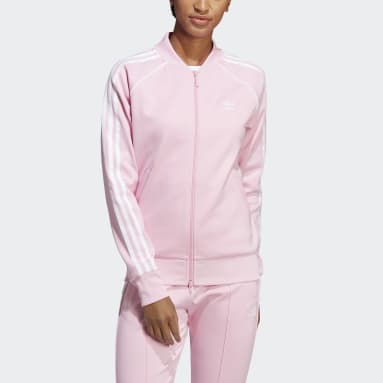 Roze trainingspak dames adidas NL