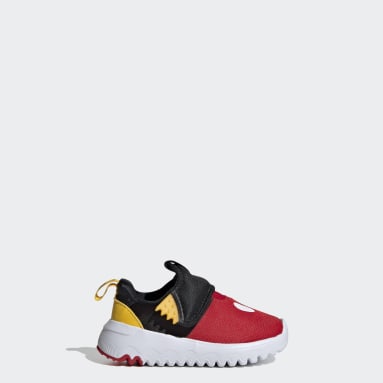 Tenis adidas x Disney Suru365 Mickey Sin Cordones Negro Niño Sportswear