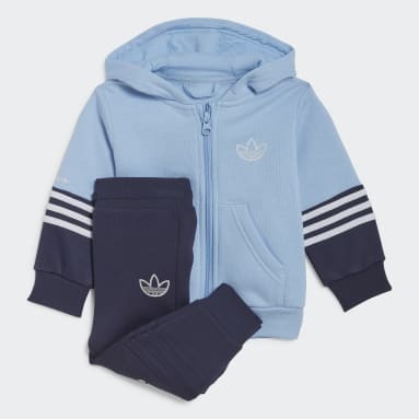 Børn Originals Blå adidas SPRT Collection hoodie sæt