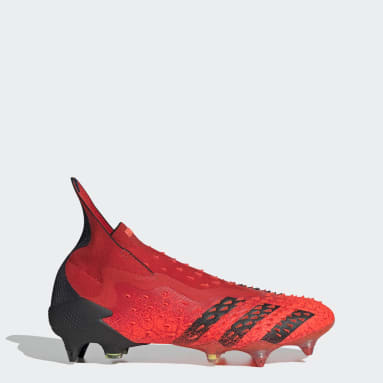 Guayos Predator Freak+ Terreno Blando Rojo Hombre Fútbol
