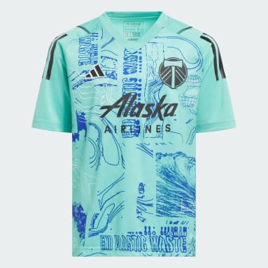 Youth Soccer Green Portland Timbers One Planet Jersey