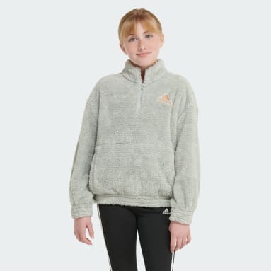Youth Training Grey Mock Neck Pullover