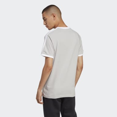 Men Originals Grey Adicolor Classics 3-Stripes T-Shirt