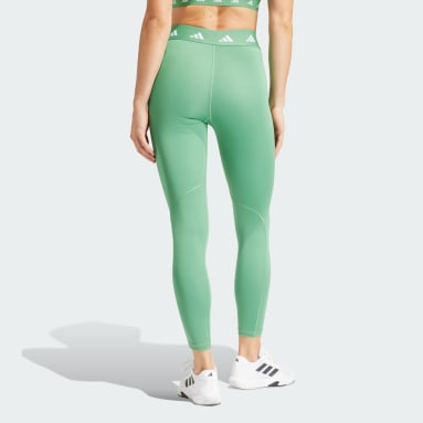 Ženy Cvičení A Trénink zelená Legíny Techfit 7/8