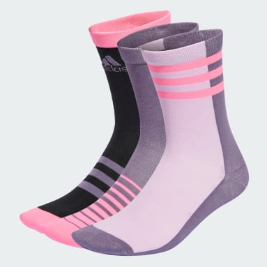 Mädchen Fitness & Training International Girls Day Crew Socken, 3 Paar Schwarz