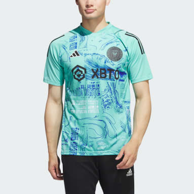 Men's Soccer Green Inter Miami CF One Planet Jersey