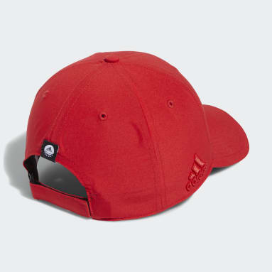 Men Golf Red Crestable Golf Performance Hat