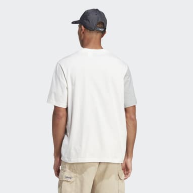 Camiseta Marimekko Future Icons 3 Rayas Gris Hombre Sportswear