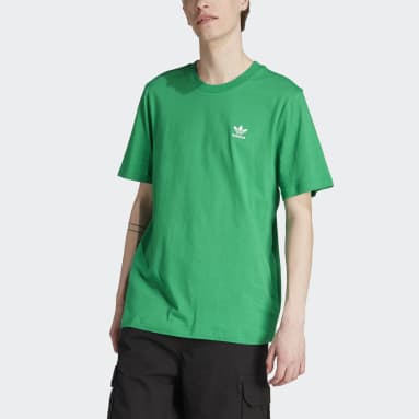 Camiseta Trefoil Essentials Verde Hombre Originals