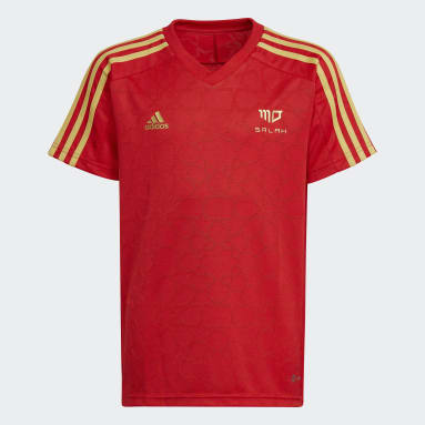 Maglia Mo Salah 3-Stripes Rosso Bambini Sportswear