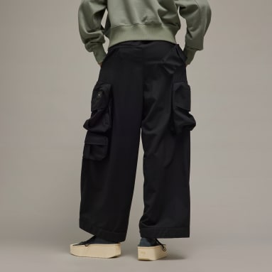 Pantalon revers nylon Y-3 noir Femmes Y-3