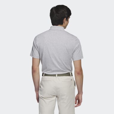 Men Golf Green Go-To Striped Golf Polo Shirt