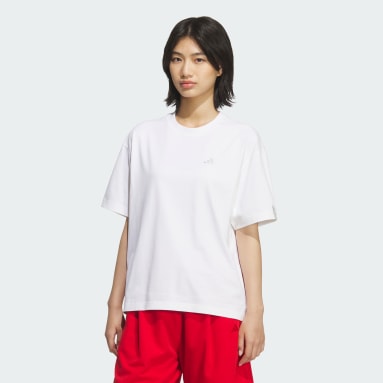 エッセンシャルズ プラス スモールロゴ ルーズフィット半袖Tシャツ