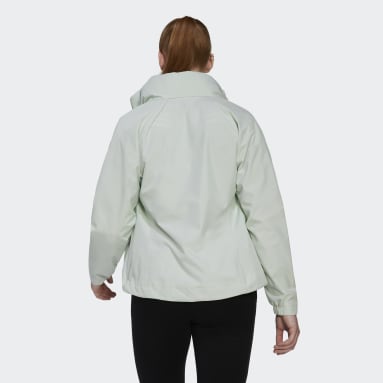 Frauen Sportswear BSC 3-Streifen RAIN.RDY Regenjacke Grün